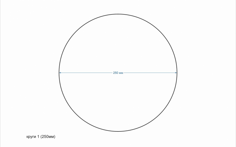 1 круги 250мм - Полиграфия