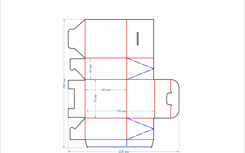 108 коробка 79х142х44 глинтвейн - Полиграфия