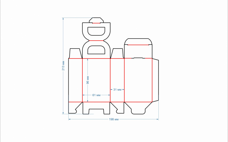 121 коробка 96х61х31 мыло - Полиграфия