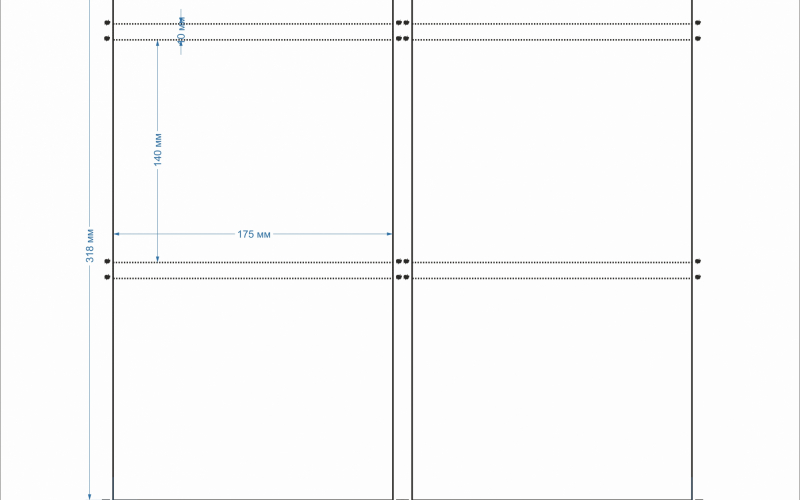 135 коробка 140х175х10 шубер 2 шт без окошек - Полиграфия