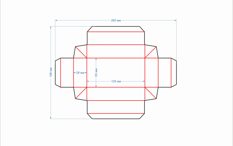 143 коробка 125х63х29 дно (2 мыла) - Полиграфия
