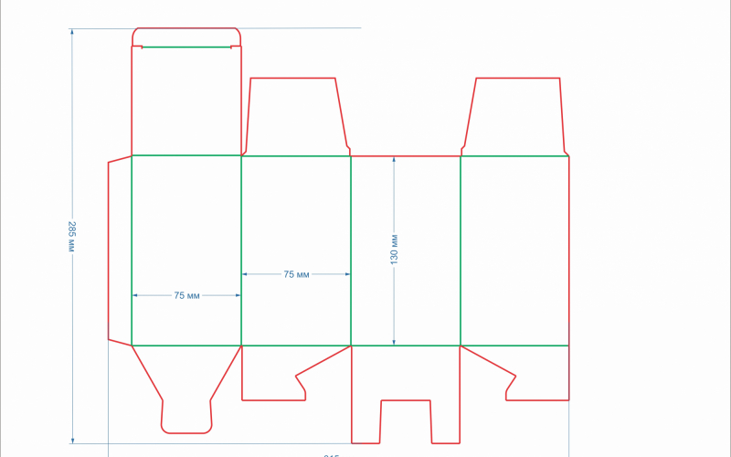 147 коробка 75х75х130 - Полиграфия