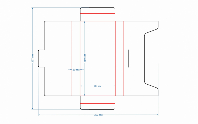 152 коробка (89х189х20) - Полиграфия