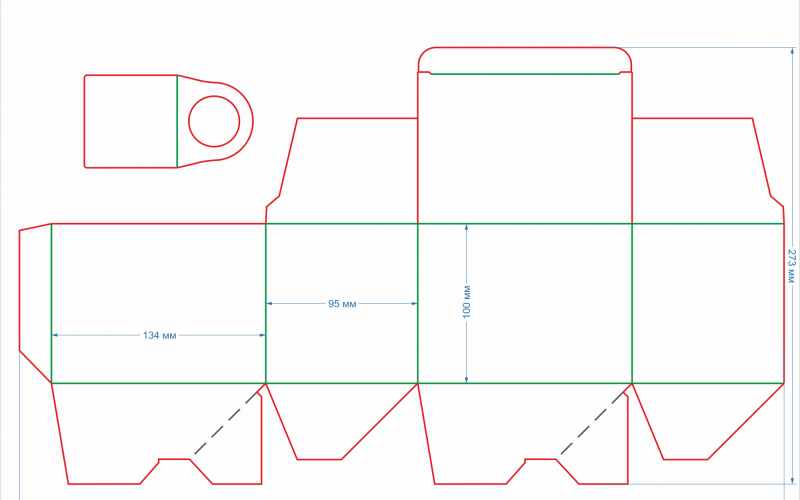 24 коробка 134х95х100 - Полиграфия
