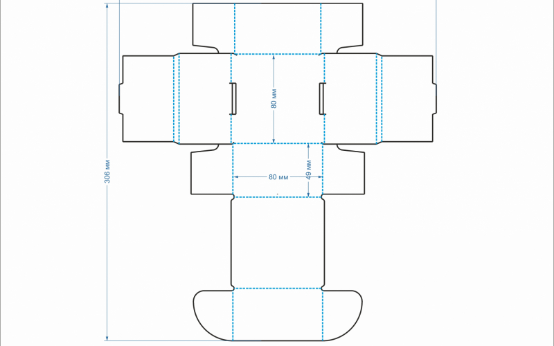 62 коробка 80х80х49  - Полиграфия