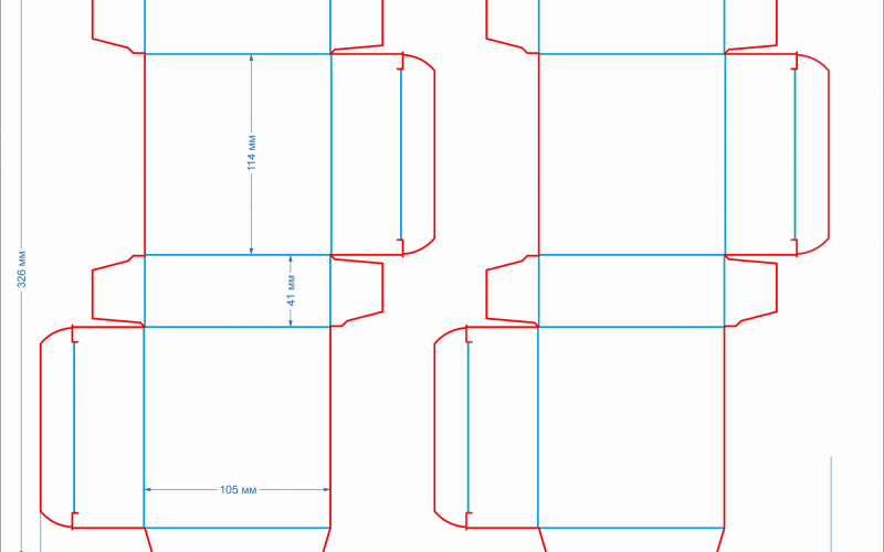 66 коробка 114х40х105 (модель 501) - Полиграфия