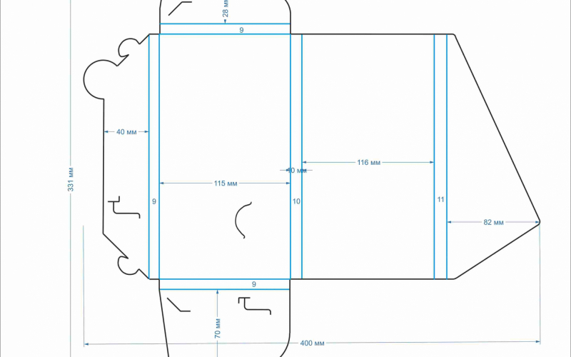 фолдер 24- евро-коробка - Полиграфия