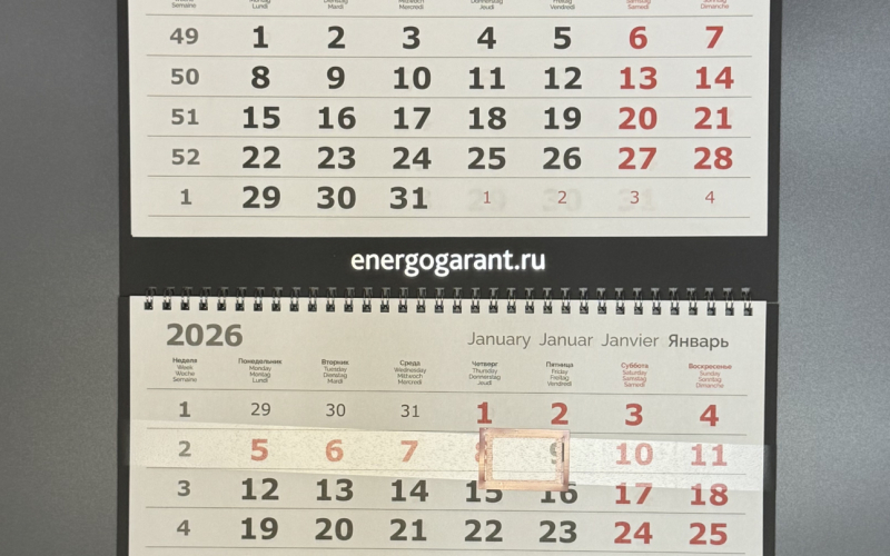 Календарь квартальный - Полиграфия