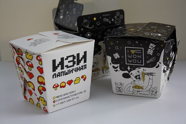 Упаовка для лапши WOK - Полиграфия