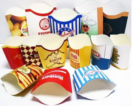 Упаковка для картофеля фри - Полиграфия